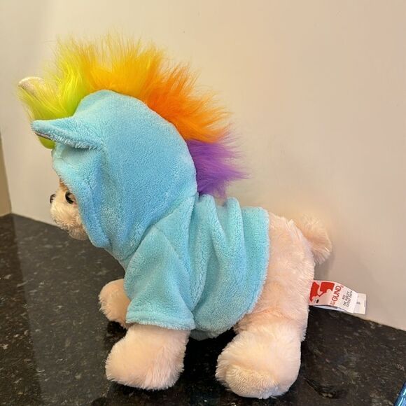 Gund Boo the Worlds Cutest Dog Pomeranian Bear Sweater Plush Rainbow Unicorn - Picture 5 of 10